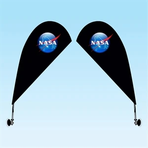 Suction Cup Window Flag - Double Sided