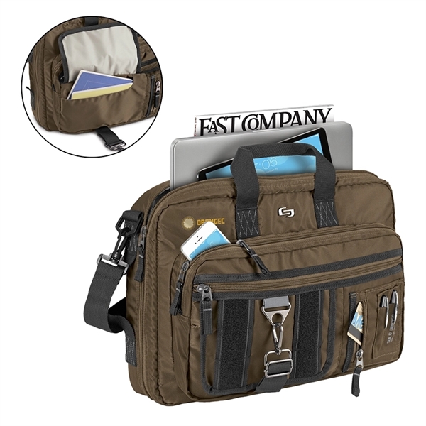 Solo® Zone Briefcase Backpack Hybrid - Image 1