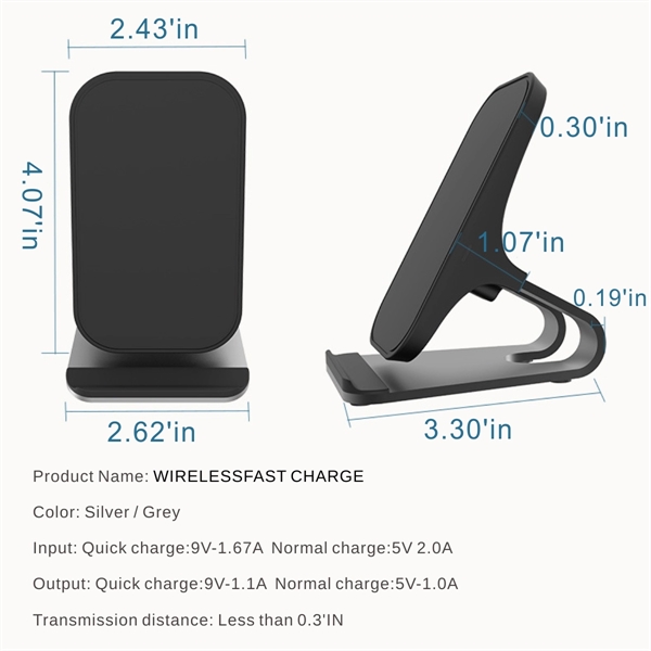 Premium Wireless Charging Stand, Fast Charging Charger - Image 5