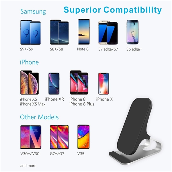 Premium Wireless Charging Stand, Fast Charging Charger - Image 7