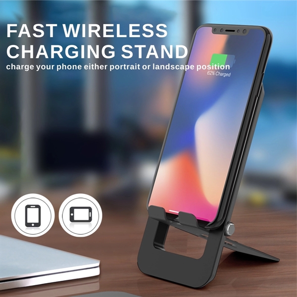 Premium Wireless Charging Stand, Fast Charging Charger - Image 1