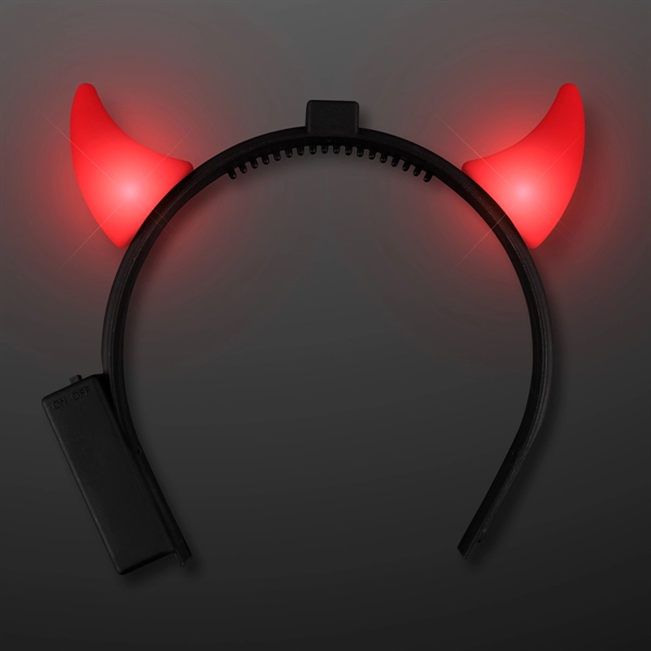 Light Up Red Devil Horns - Image 2