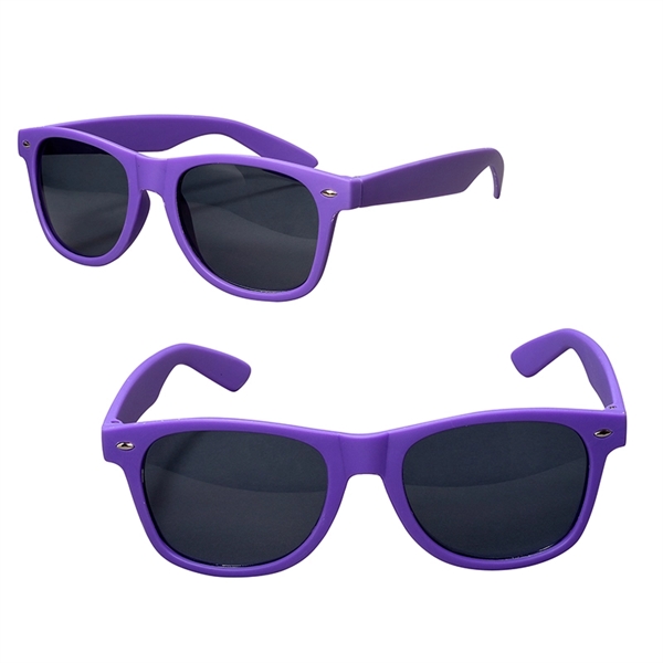 Rubberized Finish Fashion Sunglasses - Image 7
