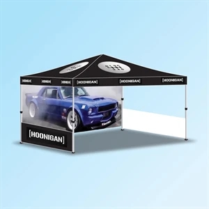 20 Foot Polyester Tent Back Wall - Full Digital Double Sided
