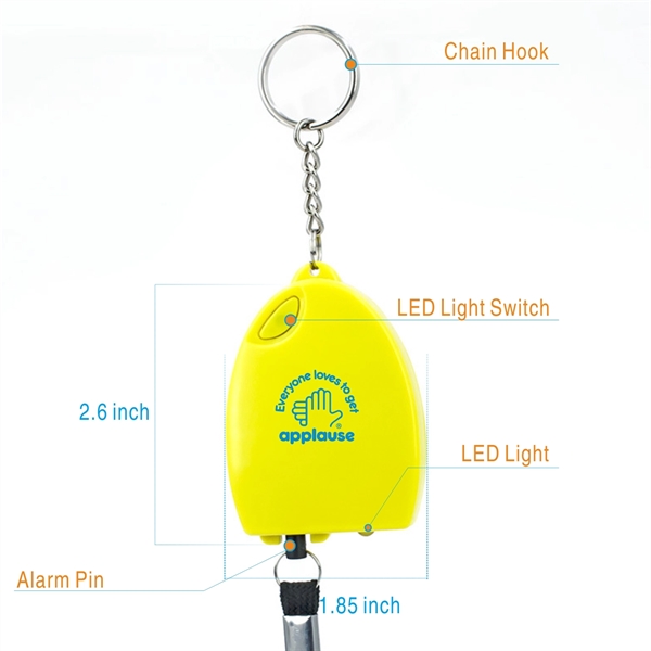 Personal Alarm with Light,  Emergency Personal Safety Alarm - Image 2