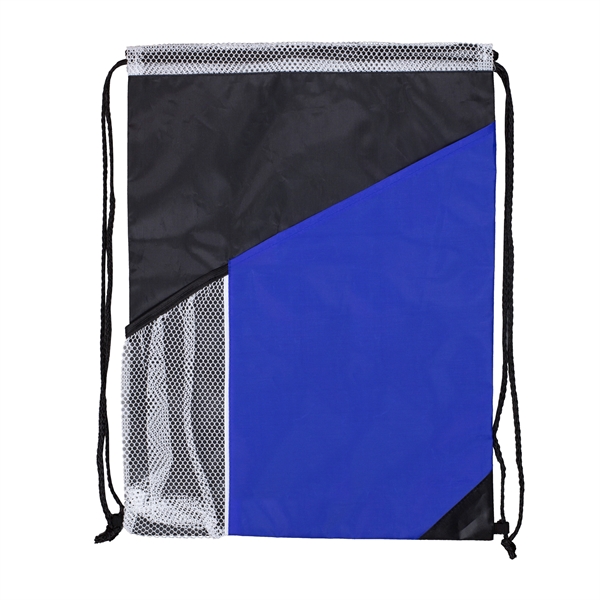 Kamet Drawstring Cinch Pack Backpack with Large Front Pocket - Image 5