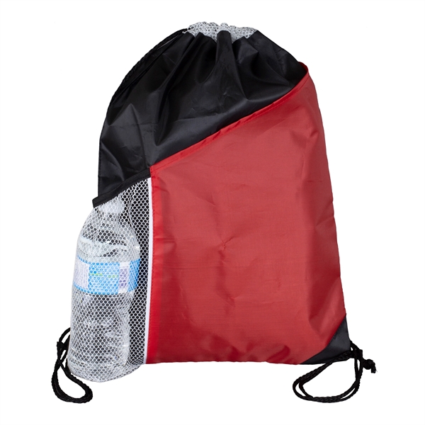 Kamet Drawstring Cinch Pack Backpack with Large Front Pocket - Image 18