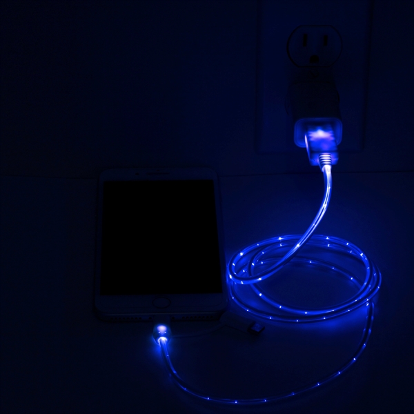 Payson 3-in-1 LED Lighted Cell Phone Charging Cable - Image 5