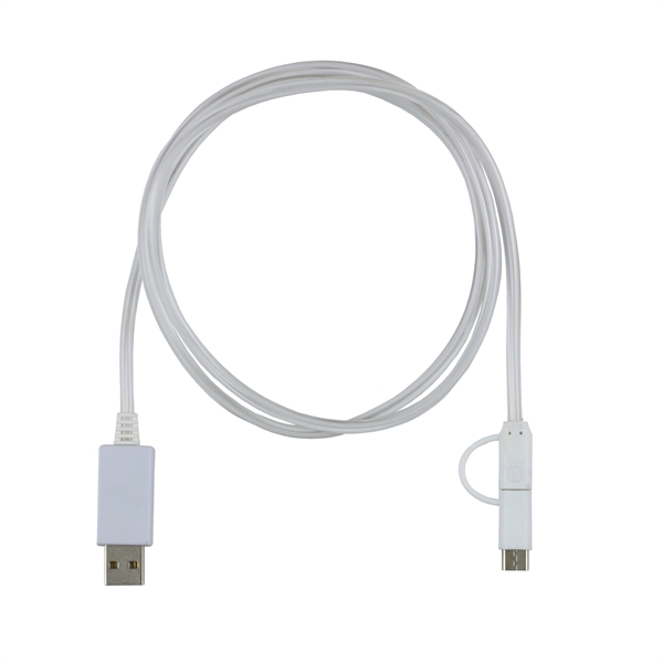 Payson 3-in-1 LED Lighted Cell Phone Charging Cable - Image 14
