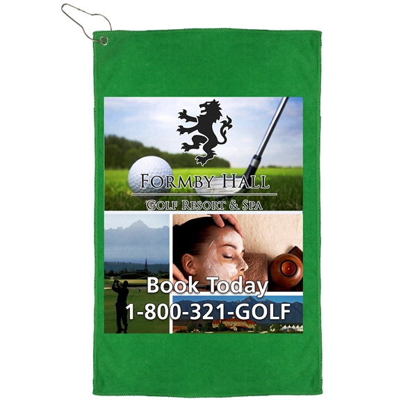 The Iron 300 GSM Heavy Duty Microfiber Golf Towel - Image 7