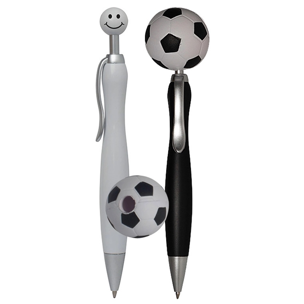 Soccer Top Click Pen - Image 1
