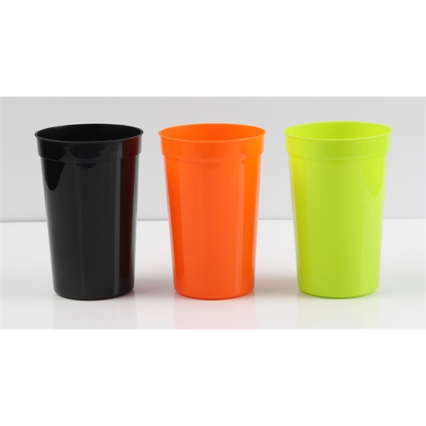 16 oz BPA-Free Reusable Plastic Stadium Cup - Image 2