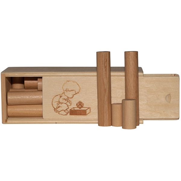 Wooden Log Puzzle - Image 1
