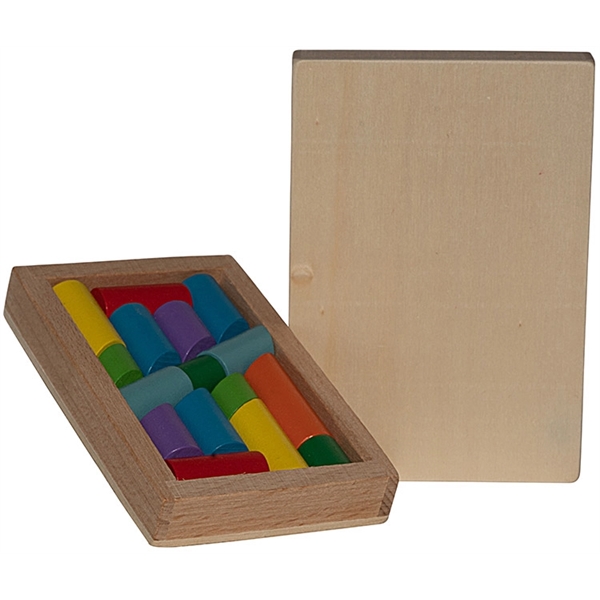 Small Wooden Log Puzzle - Image 1