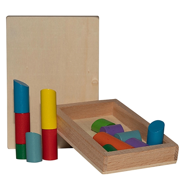 Small Wooden Log Puzzle - Image 2