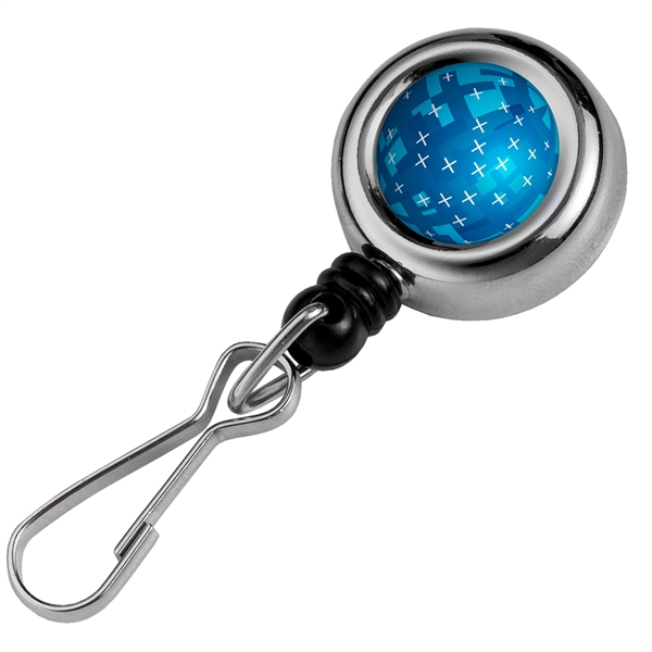 Chrome Metal Badge Reel - Image 1
