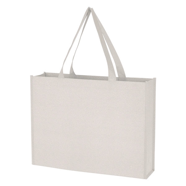 Monroe Non-Woven Glitter Tote Bag - Image 3