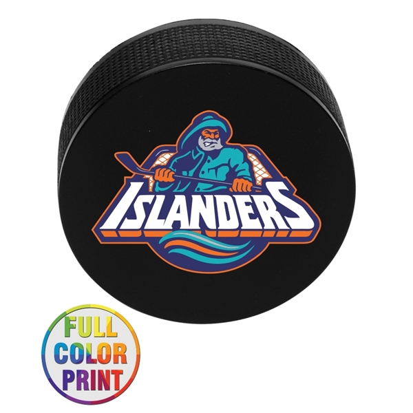 Union printed, Hockey Puck Stress Ball - Full Color - Image 1