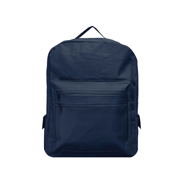 Backpack with large front compartment & 2 side pockets - Image 3