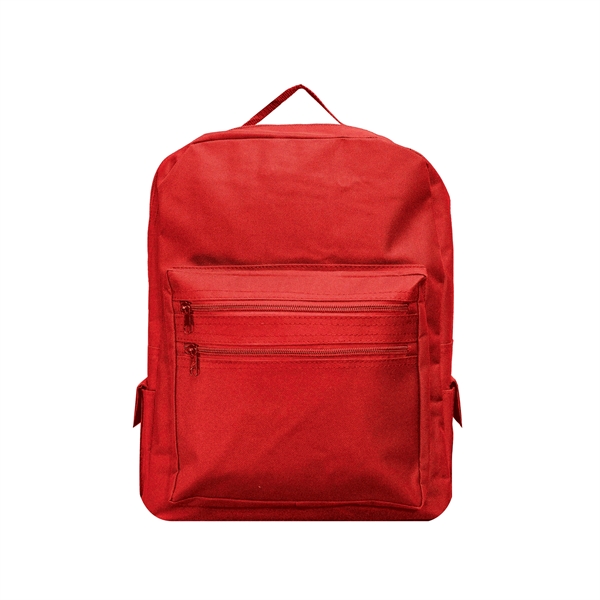 Backpack with large front compartment & 2 side pockets - Image 4