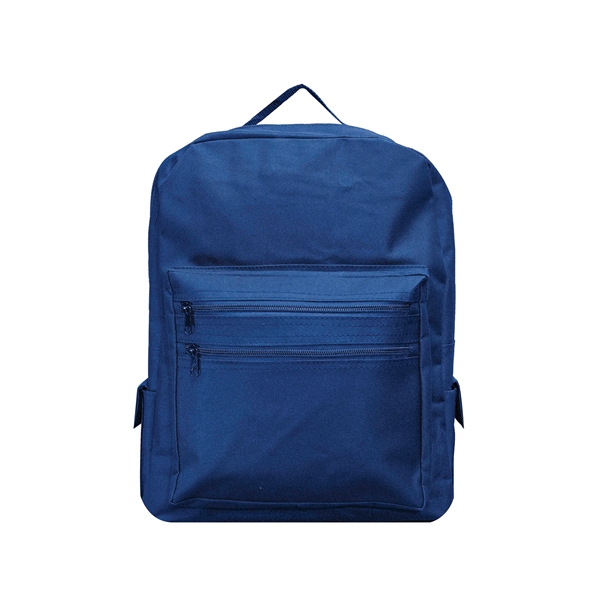 Backpack with large front compartment & 2 side pockets - Image 5