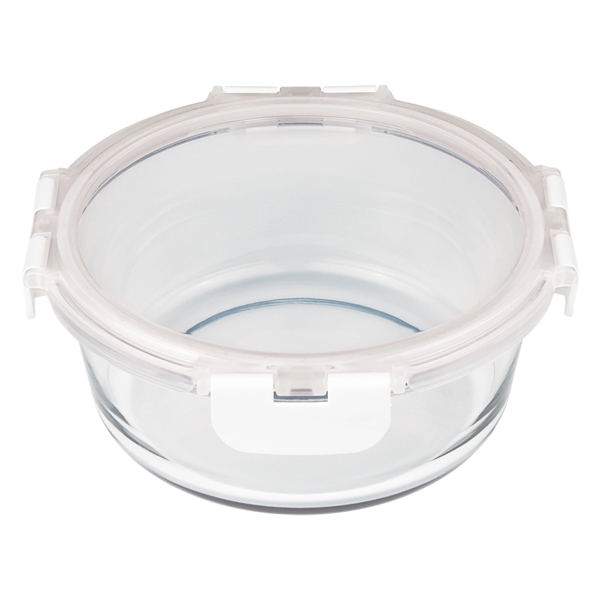 Fresh Prep Round Glass Food Container - Image 2