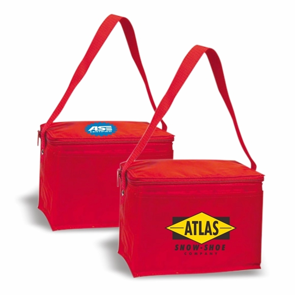 Cooler Bag, Insulated 6-Pack Nylon Cooler