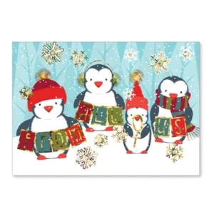 Penguin Thank You Holiday Card