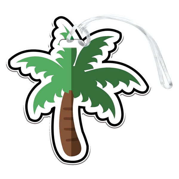 Palm Tree Luggage Tag - Image 2