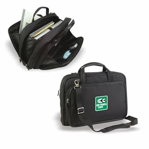 Premier Compu-Briefcase, Laptop Portfolio,  Messenger Bag