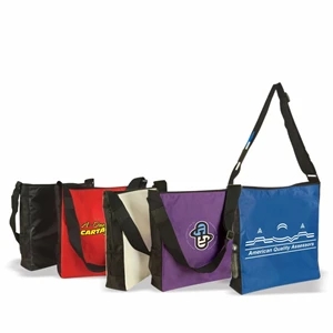 Side Zippered Sports Tote Bag, Grocery Shopping Bag