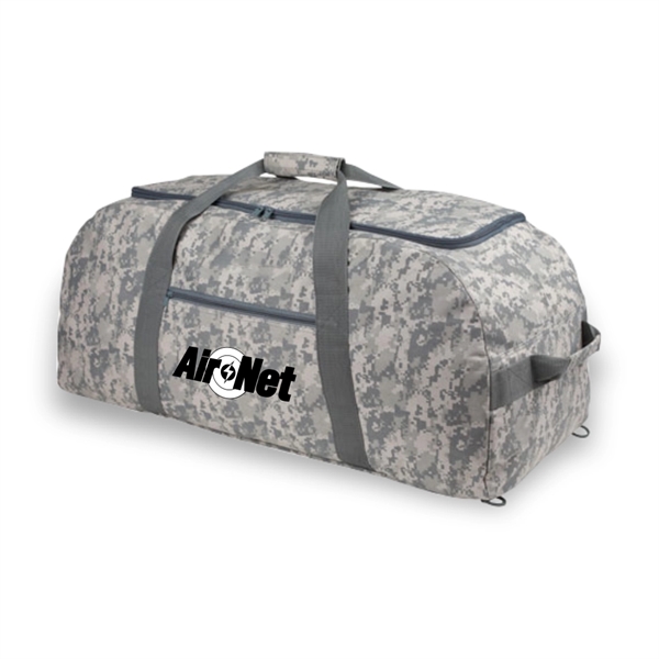 Digital Camo Duffle/Backpack, Travel Bag, Gym Bag - Image 1