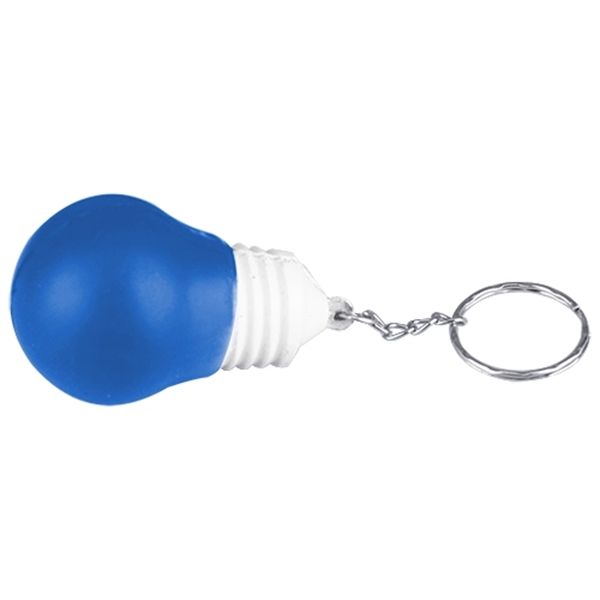 Light Bulb Shaped Decompression Toy with Keychain - Image 2