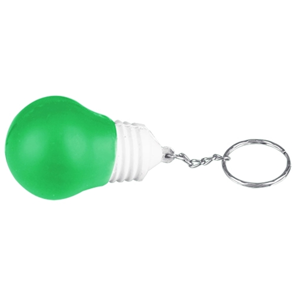 Light Bulb Shaped Decompression Toy with Keychain - Image 3