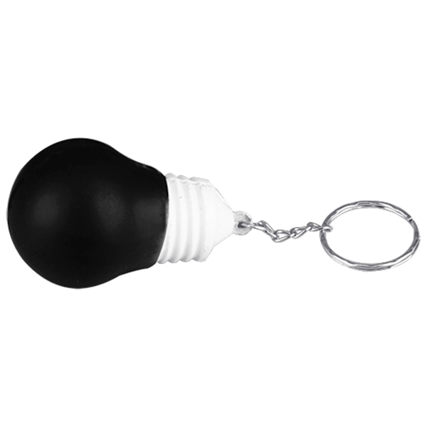 Light Bulb Shaped Decompression Toy with Keychain - Image 4