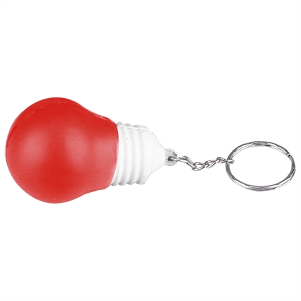 Light Bulb Shaped Decompression Toy with Keychain - Image 5