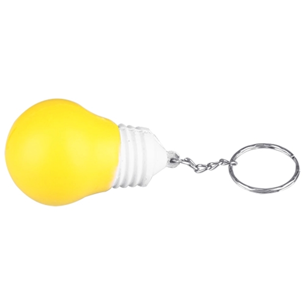 Light Bulb Shaped Decompression Toy with Keychain - Image 6