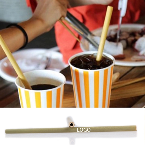 9" Bamboo Drinking Straws - Image 2