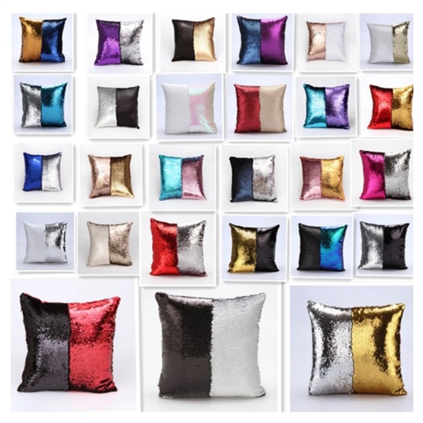 Sequins Pillowcase without Core Inside - Image 1