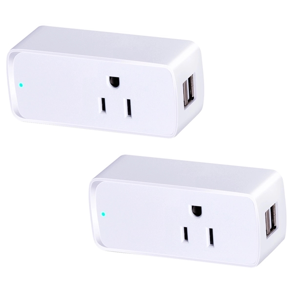 Smart Home Wi-Fi Plug and Two USB Ports with Energy Monitori - Image 4