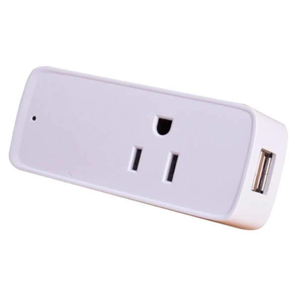 Smart Home Wi-Fi Plug and Two USB Ports with Energy Monitori - Image 5