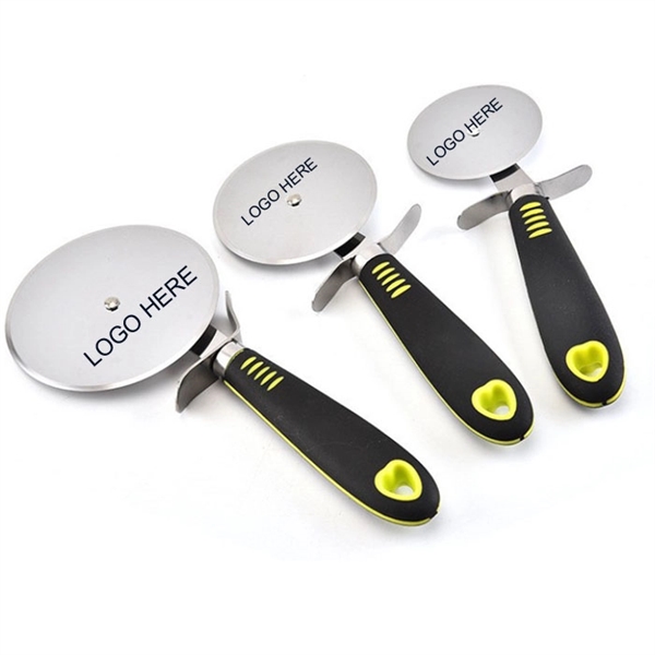 Large Size Stainless Steel Pizza Cutter Knife - Image 2