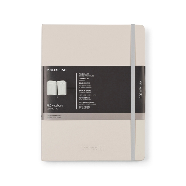 Moleskine® Hard Cover Professional Ruled X-Large Notebook - Image 6