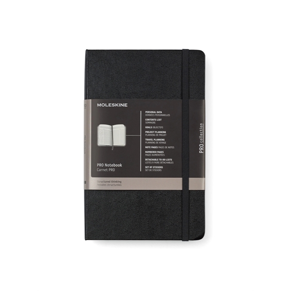 Moleskine® Hard Cover Ruled Large Professional Notebook - Image 2