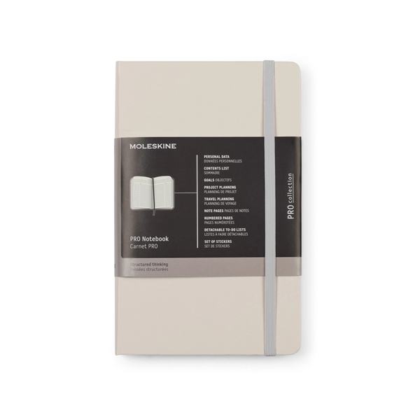 Moleskine® Hard Cover Ruled Large Professional Notebook - Image 4