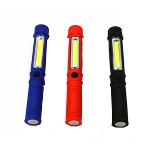 Bottom magnet PVC LED flashlight