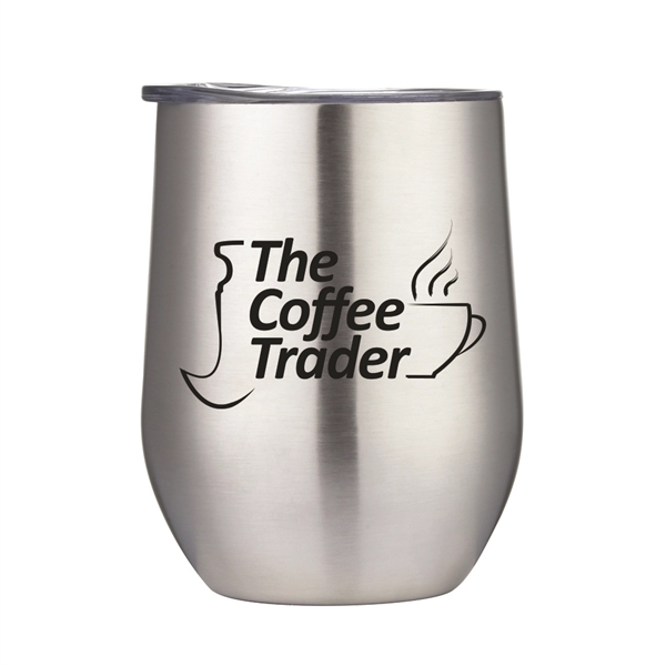 FRANKLIN 12 OZ DOUBLE WALL STAINLESS STEEL WINE CUP - Image 6