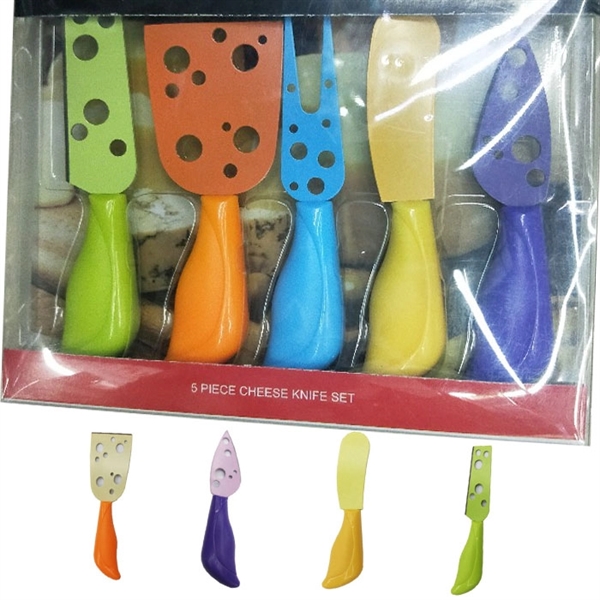 Five Pieces of Cheese Butter Knife - Image 1