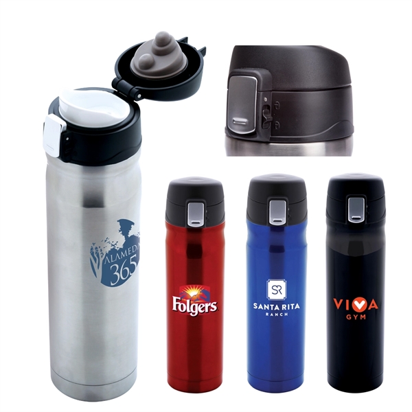 Maximum 20 oz 18/8 Double Wall Stainless Thermos - Image 1