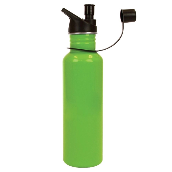 Trigger 25 oz Stainless Steel Sports Bottle with Sports Lid - Image 3
